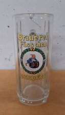 Bierkrug glaskrug brauerei gebraucht kaufen  Ebelsbach