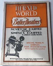 Usado, 1928 Exhibitors Herald And Moving Picture World Better Theaters 7 Julio Vol 92   segunda mano  Embacar hacia Argentina