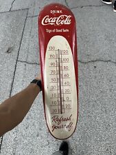 Used,  Original Vintage 1950's Coca-Cola Thermometer Sign - $65 🌡️ for sale  Shipping to South Africa