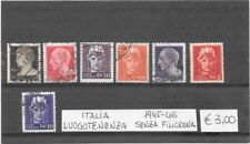 Francobolli italia luogotenenz usato  Castel Maggiore