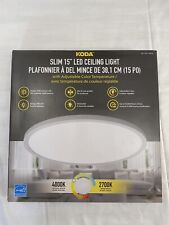 Luminária de teto LED fina Koda 15" 1600 lúmens regulável mudança de cor comprar usado  Enviando para Brazil