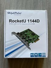 High Point Technologies RocketU 1144D, 4-Port USB 3.0 PCI-E Controller Card NEW for sale  Shipping to South Africa