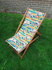 Vintage deckchair canvas for sale  Shipping to Ireland