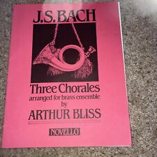 Bach three chorales for sale  HORLEY