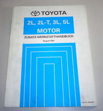 Manual de Taller Toyota Motor 2L, 2L-T, 3L, 5L para Hilux LN 141-191 De 8/1997 comprar usado  Enviando para Brazil