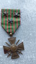 Medaille croix guerre d'occasion  Pradines