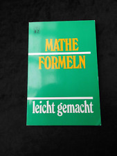 Mathe formeln leicht gebraucht kaufen  Walldürn