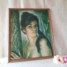 VINTAGE TINA BY JH LYNCH ORIGINAL 1960s TRETCHIKOFF ERA FRAMED PRINT RETRO MC  for sale  Shipping to South Africa