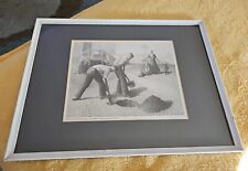 Grant wood lithograph for sale  Mchenry