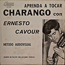 APRENDIZAJE A TOCAR CHARANGO CON ERNESTO CAVOUR-NM LP BOLIVIANO IMP con LIBRO TABLATURA segunda mano  Embacar hacia Argentina