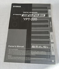 Yamaha PSR-E223 YPT-220 Teclado Digital Piano MANUAL DO PROPRIETÁRIO comprar usado  Enviando para Brazil