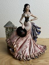 Ballerina flamenco ceramica usato  Cornate D Adda