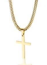 Men cross necklace for sale  Houston
