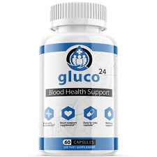 Gluco 24 Azúcar en Sangre Suplemento, Gluco24 Soporte (60 Cápsulas) comprar usado  Enviando para Brazil