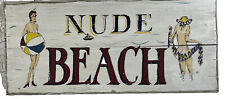 direction beach sign wood for sale  Abilene