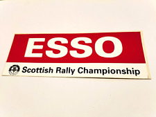 Esso scottish rally for sale  UK