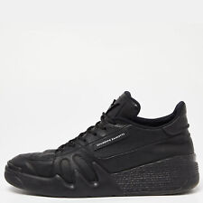 Giuseppe Zanotti Black Leather Talon Low Top Sneakers Size 44 for sale  Shipping to South Africa