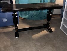 oak trestle table for sale  Portage