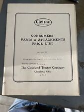 Cletrac consumers parts for sale  White Pigeon