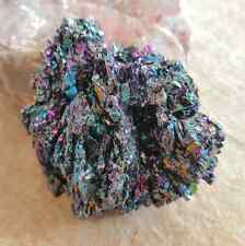 Titanium Aura Rainbow Carborundum Silicon Carbide Mineral Cluster Crystal P18008 for sale  Shipping to Canada