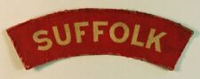 Suffolk regiment ww2 for sale  BURY ST. EDMUNDS