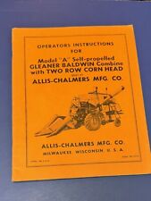 Allis chalmers operator for sale  Alcester