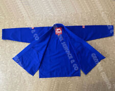 Best quality bjj kimono royal blue bjj gi pearl weave 450gsm 100% cotton A1 size for sale  Shipping to South Africa