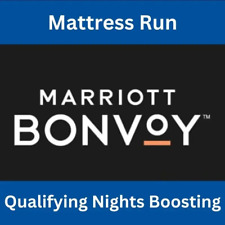 Marriott Virtual Mattress Run Q1 Double Nights And 1400 Bonus Points Per Night for sale  Shipping to South Africa