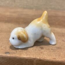 Estatueta vintage miniatura de cachorro porcelana de osso do Japão Beagle Terrier casa de bonecas comprar usado  Enviando para Brazil