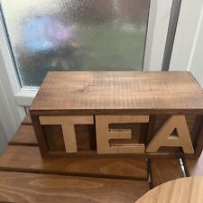 Wooden tea bag for sale  BRISTOL