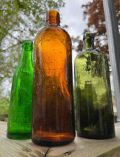 Botellas antiguas de colores - perfectas para una ventana soleada (lote de 3), usado segunda mano  Embacar hacia Argentina