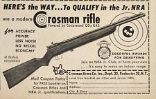 Usado, 1952 Impressão Ad Crosman Arms CO2 Rifles de gás comprimido Rochester, Nova York comprar usado  Enviando para Brazil