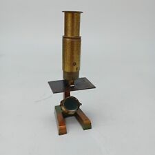 Brass microscope vintage for sale  GRANTHAM