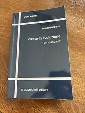 Diritto evoluzione. manuale usato  Verdellino