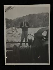 #1819 Japonés Vintage Foto 1940s / Hombre Toalla Invierno Cuerda segunda mano  Embacar hacia Argentina