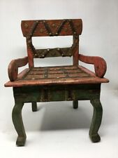 Hermosa silla de montar para bebé pintada a mano de latón de madera de latón de trabajo de colección, usado segunda mano  Embacar hacia Argentina