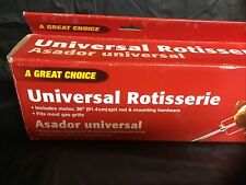 Universal Rotisserie The Grill Care Company A Great Choice Fits Most Gas Grills. for sale  Shipping to South Africa