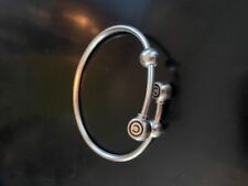 Used, CHAMILIA Sterling Silver Bangle Charm Bracelet  7.5 inch for sale  West Chester