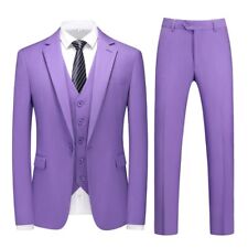 Usado, Terno formal masculino (blazer + colete + calça) escritório negócios 3 peças terno vestido de noiva comprar usado  Enviando para Brazil