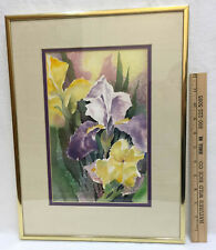 Watercolor iris flower for sale  Bemidji