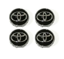 Tampa central de roda preta 4 peças Toyota 62mm para Corolla Altis Camry Hilux Revo Vigo, usado comprar usado  Enviando para Brazil