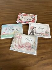 Usado, Tarjetas de felicitación en blanco personalizadas Una nota de gatos Carolyn flores más de 20 tarjetas segunda mano  Embacar hacia Argentina