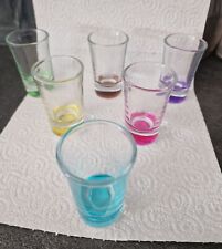 Shot glasses coloured for sale  POOLE