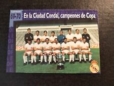 EQUIPO # 65 CAMPEON DE COPA 1969/70 REAL MADRID ORO 1902- 1996 MAGIC BOX , usado segunda mano  Embacar hacia Argentina