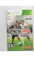 PES 2012 Pro Evolution Soccer Xbox 360 SOMENTE MANUAL Original Autêntico comprar usado  Enviando para Brazil