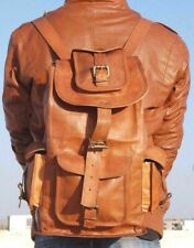 vintage leather rucksack mens for sale  WALSALL