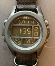 Usado, Relógio masculino NIXON "THE UNIT" preto 100M termômetro resistente à água  comprar usado  Enviando para Brazil