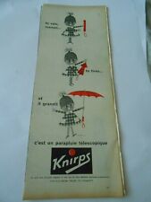 Publicite 1961 knirps d'occasion  La Verpillière