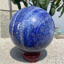 Bola de cristal esfera de cuarzo lapislázuli natural de 2,77 lb curación Reiki segunda mano  Embacar hacia Mexico