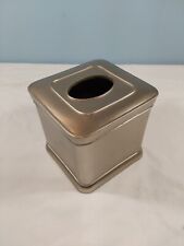 silver color metal tissue box for sale  Westfield